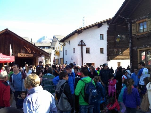 We're done! Time to hang out in Vecorin and take in the scene in a great Swiss mountain village. 