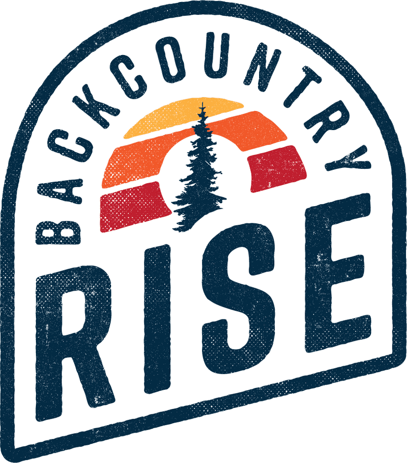 Backcounty rise trail race logo