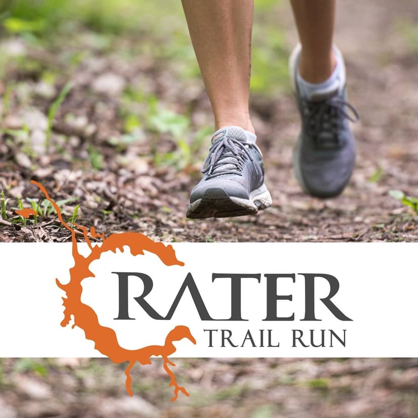 Crater trail race logo