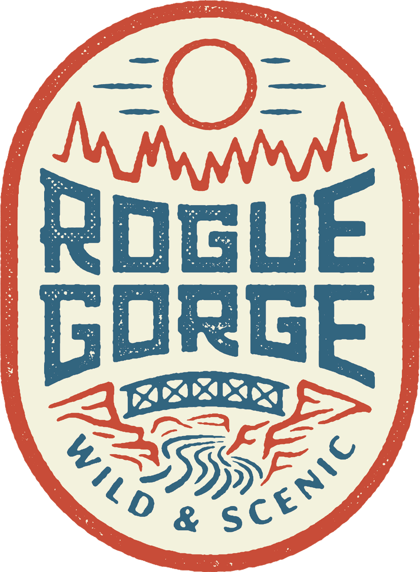 Rogue Gorge trail race logo