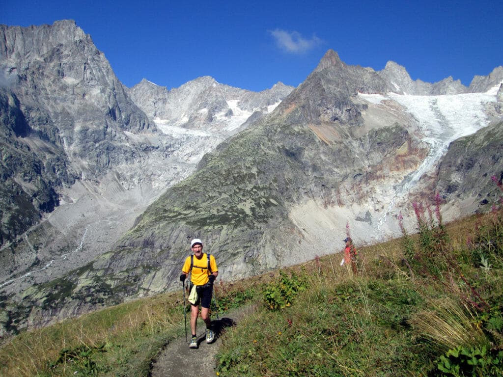 Run the Alps self-guided Tour du Mont Blanc, in Val Ferret, Italy
