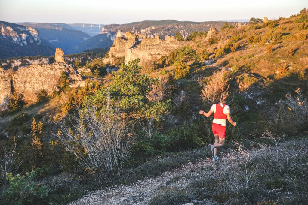 A runner during Festival des Templiers