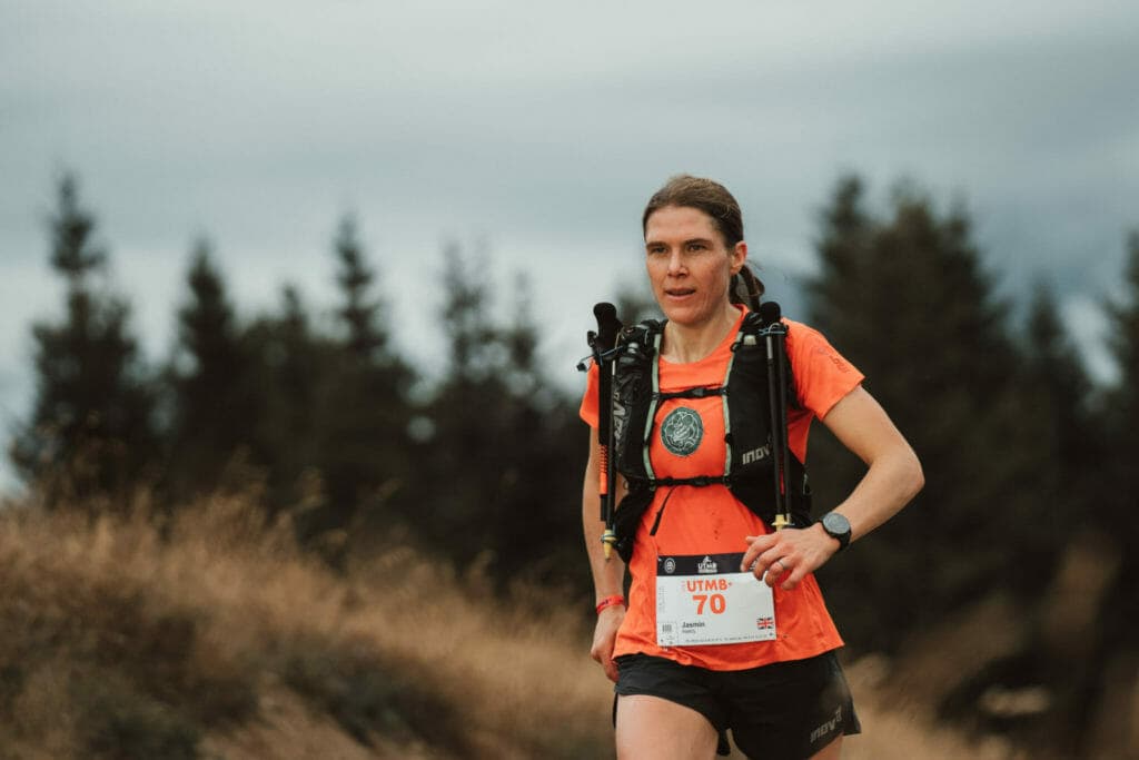 Jasmin Paris running UTMB 2022