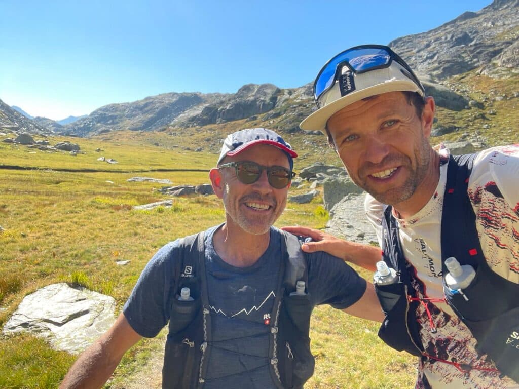 François D’Haene with author Doug Mayer