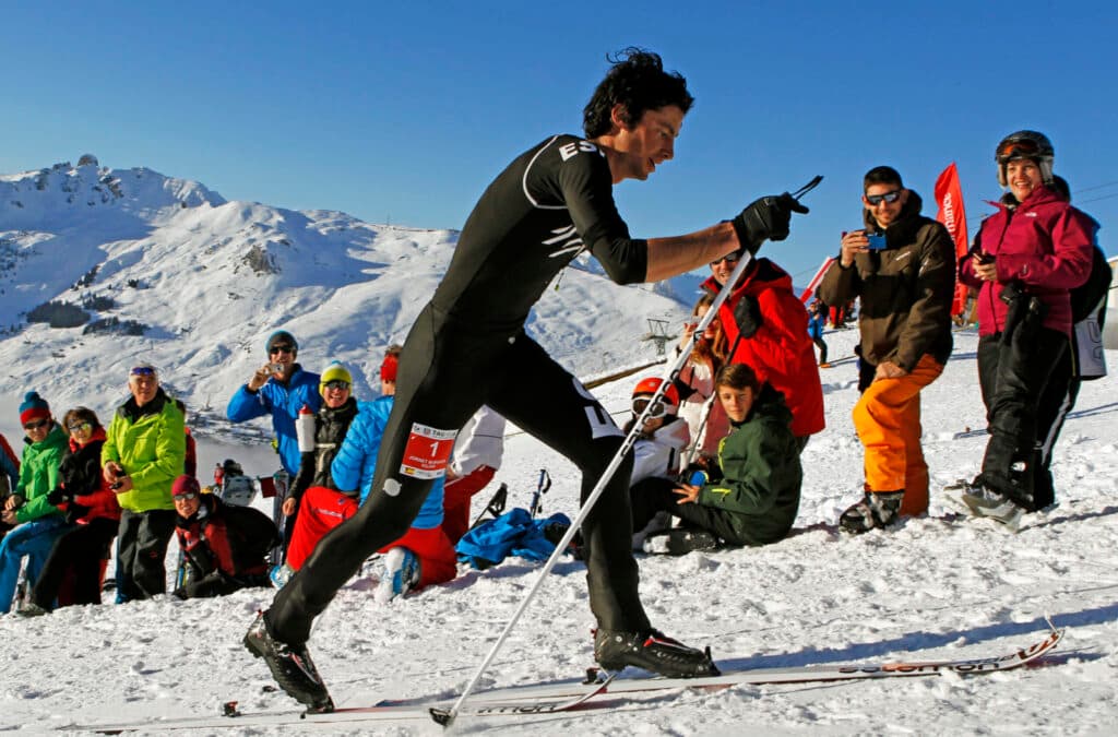 Kilian on the way to winning two medals at the 2015 World Cup Championships