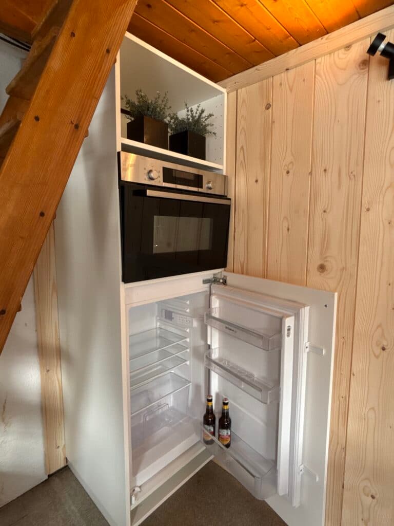 refrigerator at le petite refuge