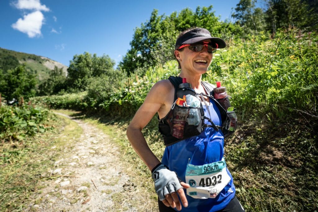 Runner Hillary Gerardi on the course