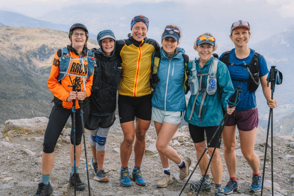 Run the Alps crew with Mimmi Kotka