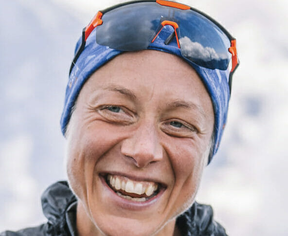 Mimmi Kotka smiling, seen up close