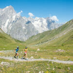 Trail running in Courmayeur, Italy