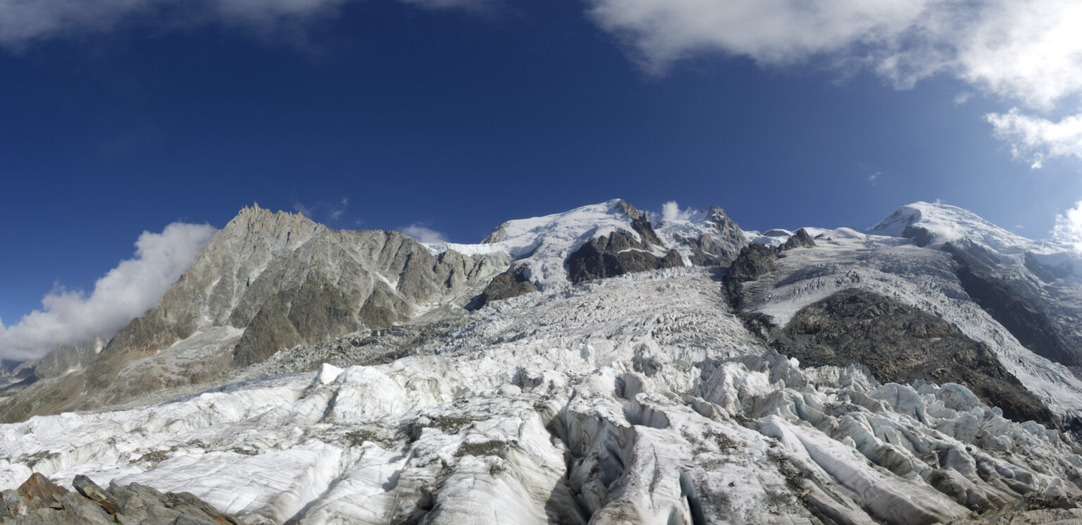 Landscape with glaciers