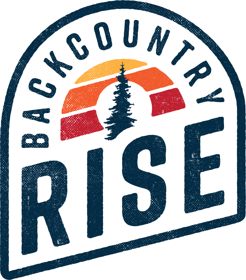 Backcounty rise trail race logo
