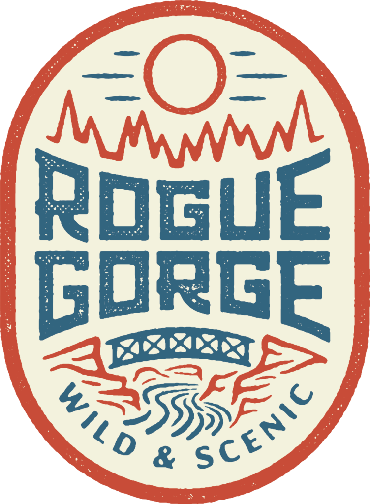 Rogue Gorge trail race logo